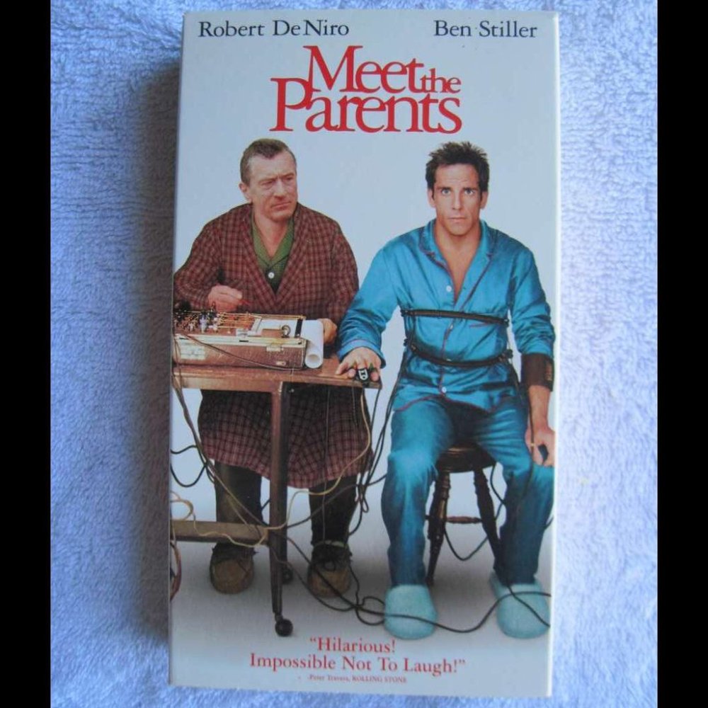 Meet the Parents Robert DeNiro Ben Stiller Comedy VHS Cassette Tape Bundlefor $1